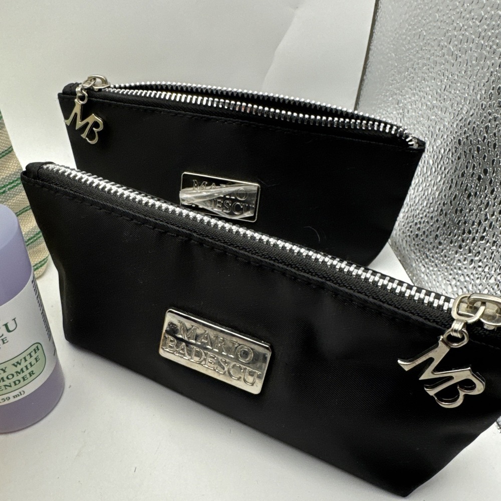 Mario Badescu Skin Care 5 Mini Mist Bottles Plus Bonus 3 Bags & Mirror! - Picture 3 of 6